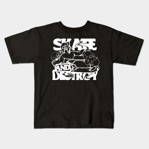 Skate Punk Kids T-Shirt by parlhouse